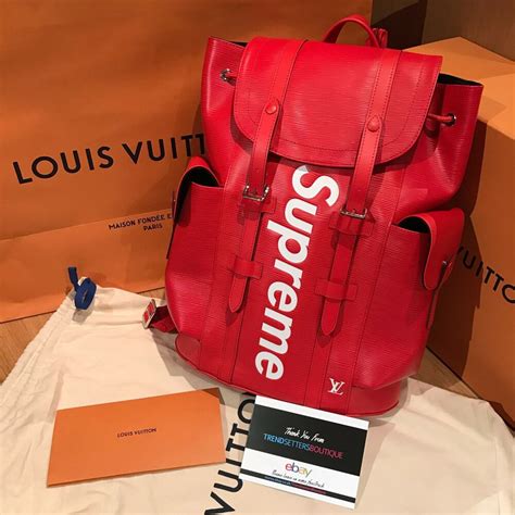 supreme louis vuitton bag retail|supreme louis vuitton backpack.